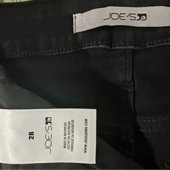 Joes jeans black  stretch wide flare high waist - Picture 4 of 5